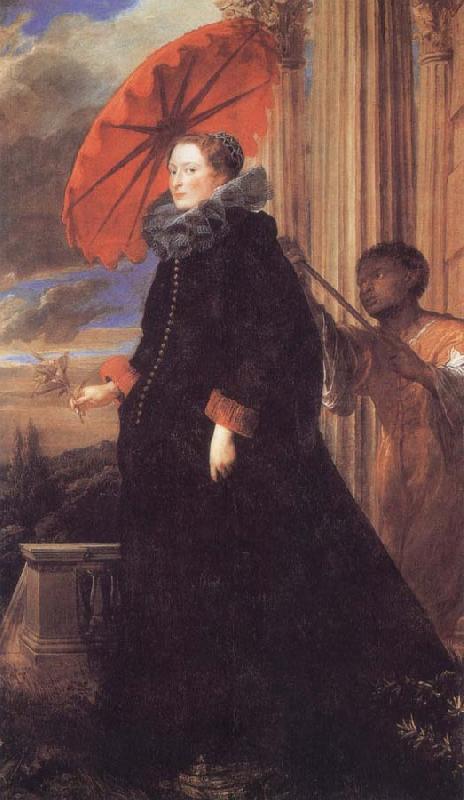 Anthony Van Dyck Marchesa Elena Grimaldi,Wife of Marchese Nicola Cattaneo Sweden oil painting art